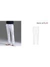 spandex white brushed golf pants-HB3MPT003WH - HOLIC&PLAY - BALAAN 6