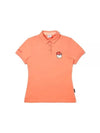 Bucket Point Polo T-Shirt ORANGE WOMAN M3222PTS34ORG - MALBON GOLF - BALAAN 1