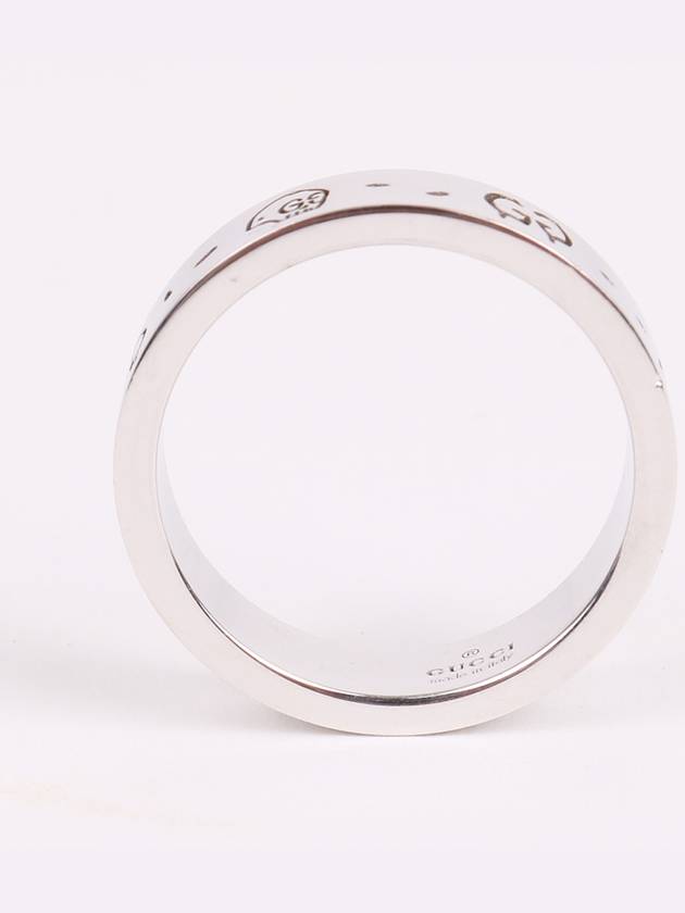 GG Ghost 6mm silver men s ring 477339 - GUCCI - BALAAN 3