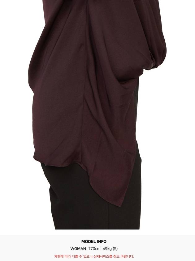 Avi Women's Blouse WM074Z PORT PURPLE - ALLSAINTS - BALAAN 7