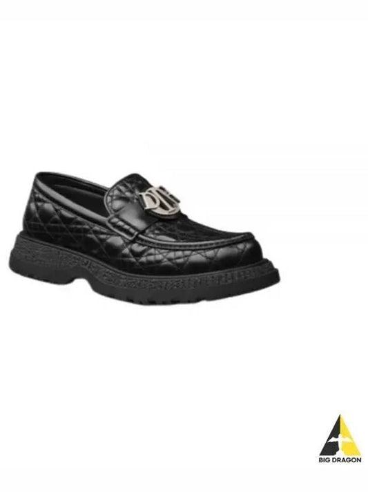 Buffalo Leather Loafers Black - DIOR - BALAAN 2