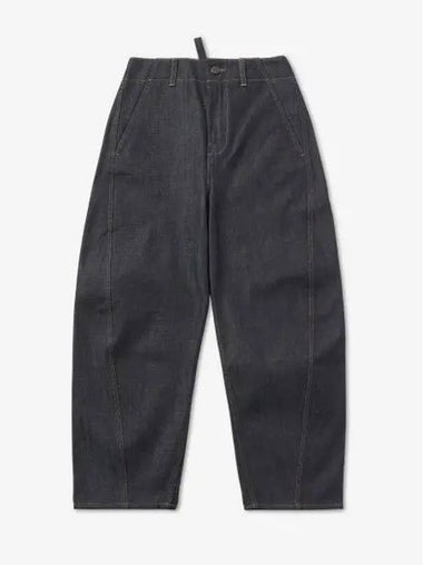 Ackerman curve leg denim pants indigo AKERMANSNW747INDIGO - STUDIO NICHOLSON - BALAAN 1