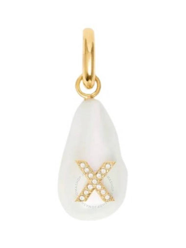 Burberry Crystal And Letter X Resin Pearl Charm - BURBERRY - BALAAN 1