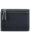 Edith Small Tri-Fold Buffalo Leather Half Wallet Black - CHLOE - BALAAN 5