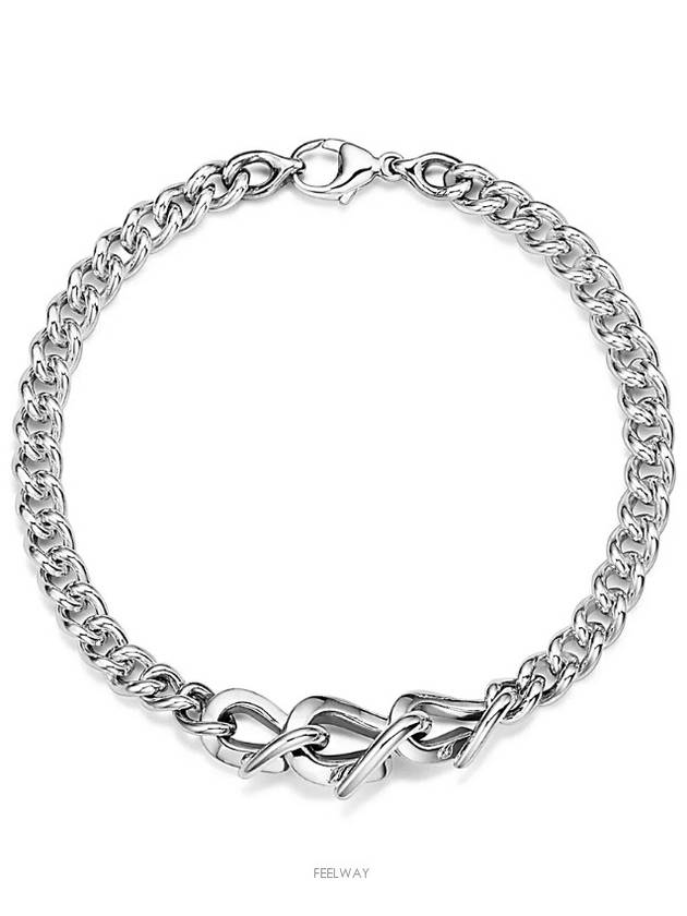 Tiffany Forge Link Bracelet High Glossy Sterling Silver - TIFFANY & CO. - BALAAN 1