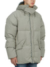 Artic Hooded Down Short Padding Grey - TEN C - BALAAN 7