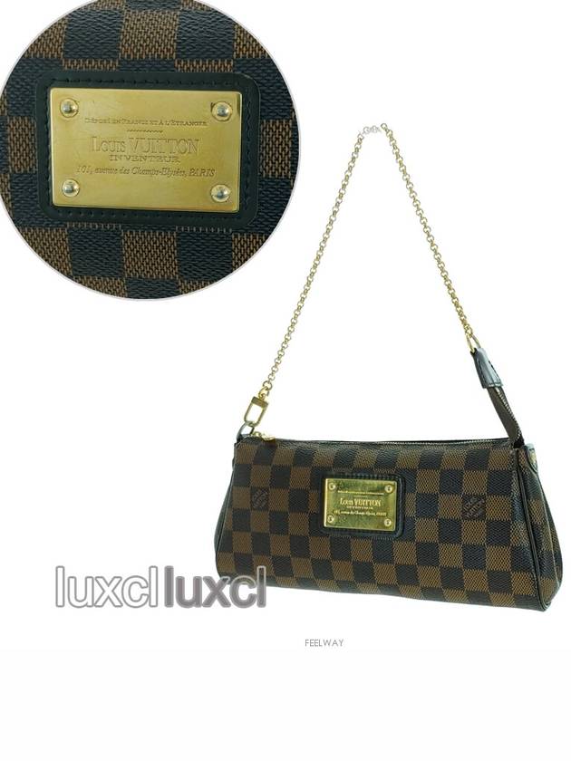 Damier Eva Clutch Cross Bag - LOUIS VUITTON - BALAAN 7