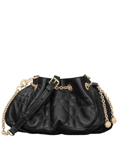 Ammi Small Leather Bucket Bag Black - DIOR - BALAAN 2