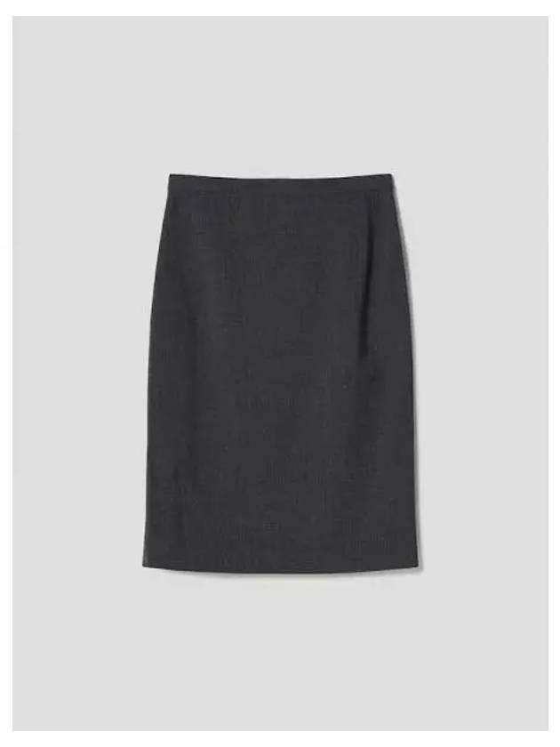 Women s Wool Slim Fit Pencil Skirt Charcoal Melange Domestic Product GM0024072408672 - THEORY - BALAAN 1