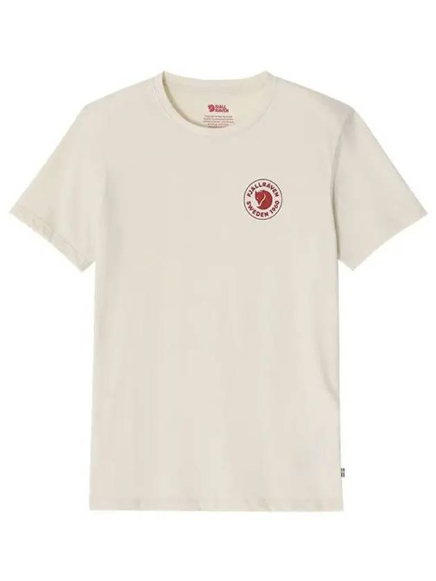 Men's 1960 Logo T Shirt Chalk White - FJALL RAVEN - BALAAN 3