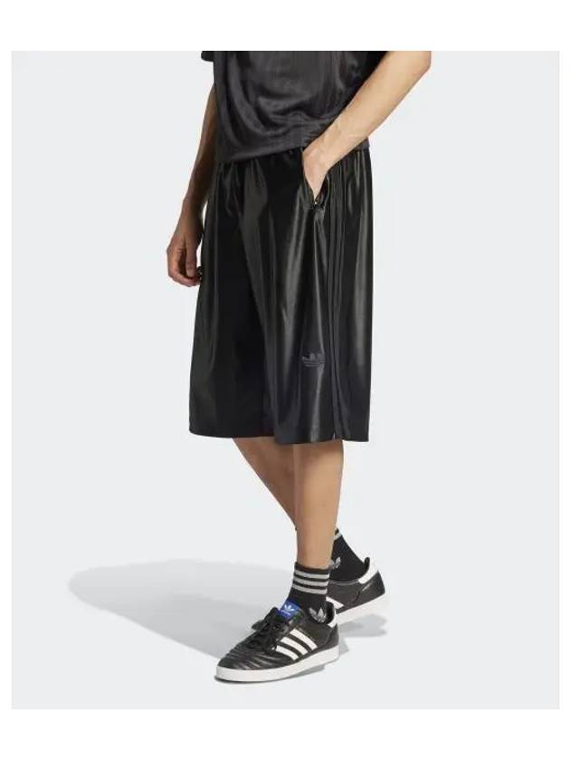 Oversized Polyester Shorts Black - ADIDAS - BALAAN 2