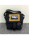 Logo Patch Mini Messenger Cross Bag Black - ACNE STUDIOS - BALAAN 3