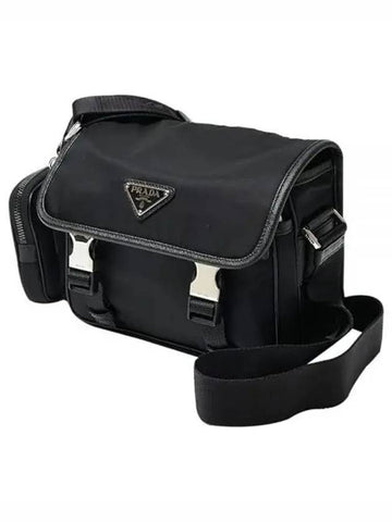 Men s Saffiano Re Nylon Shoulder Cross Bag 231112 - PRADA - BALAAN 1