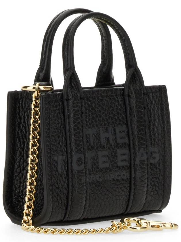 The Nano Tote Bag Charm Black - MARC JACOBS - BALAAN 3