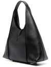 T TIMELESS Medium Leather Tote Bag Black - TOD'S - BALAAN.