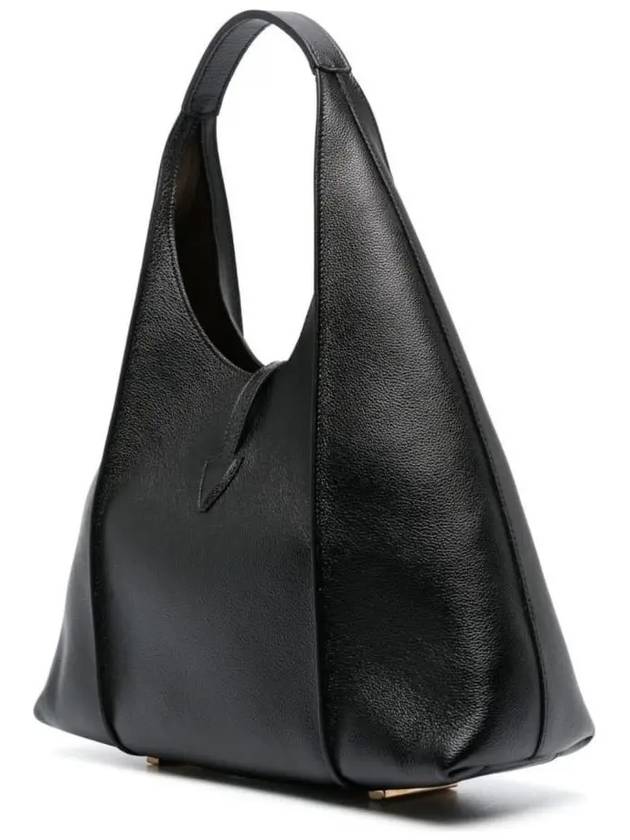 T TIMELESS Medium Leather Tote Bag Black - TOD'S - BALAAN.