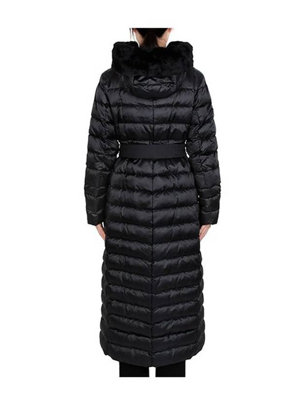 Black Noveci Reversible Hooded Down Jacket NOVECI 003 - MAX MARA - BALAAN 3