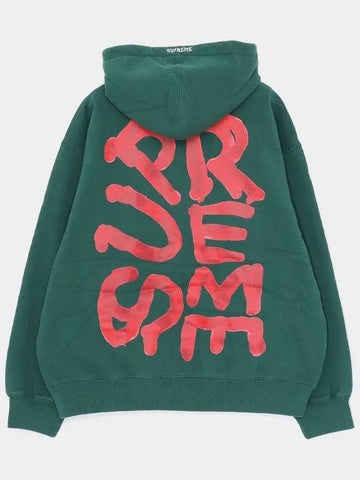 Paint Sweatshirt Men s Hoodie SS24SW49 DK GREEN - SUPREME - BALAAN 1