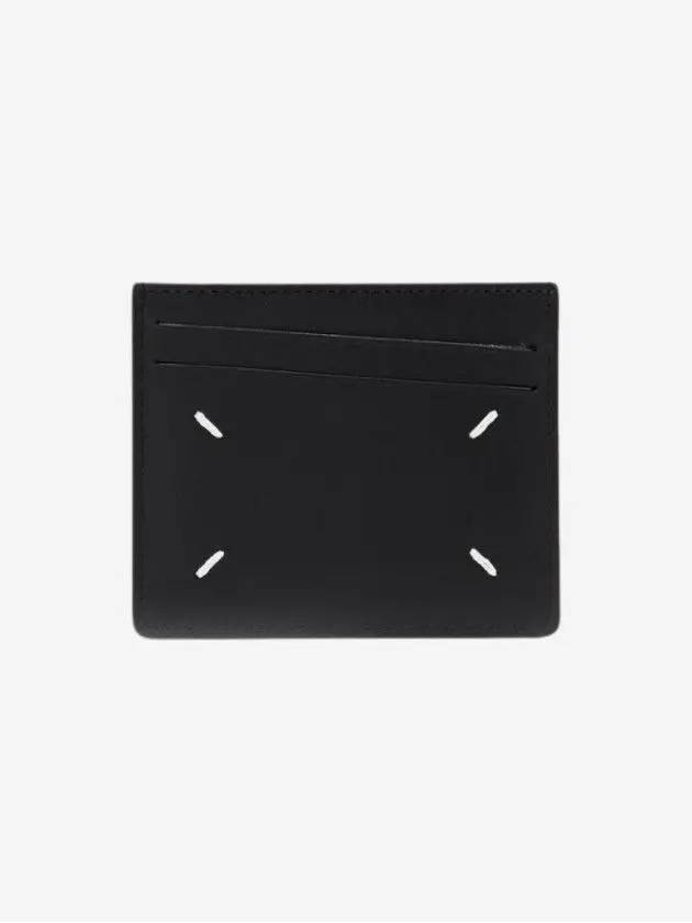 Stitch Diagonal Card Wallet Black - MAISON MARGIELA - BALAAN 3