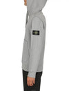 Stone Island Compass Waffen Sleeve Hooded Sweatshirt Gray 691562820 V1064 - STONE ISLAND - BALAAN 3