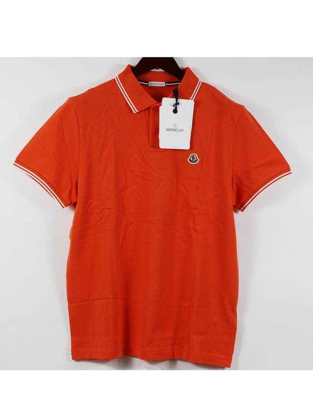 Logo polo short sleeved t shirt L Domestic around 100 - MONCLER - BALAAN 1