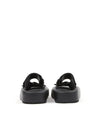 Webbing Slip-On Platform Sandals Black - MAISON MARGIELA - BALAAN 5