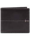 Men's Stitched Bicycle Wallet Black - TOD'S - BALAAN 3