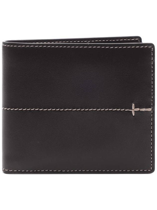 Men's Stitched Bicycle Wallet Black - TOD'S - BALAAN 2