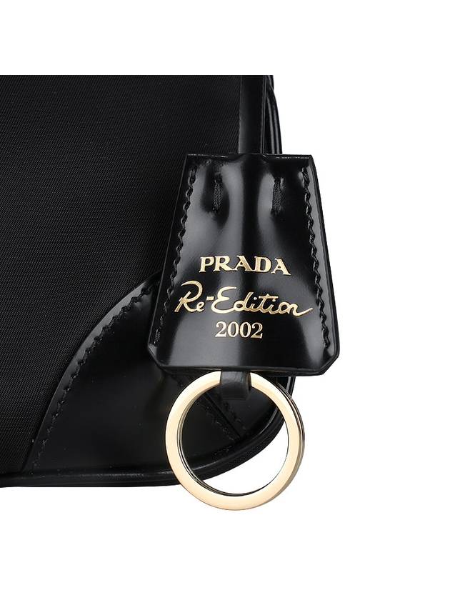 Re-Edition 2002 Re-Nylon Brushed Leather Shoulder Bag Black - PRADA - BALAAN 8