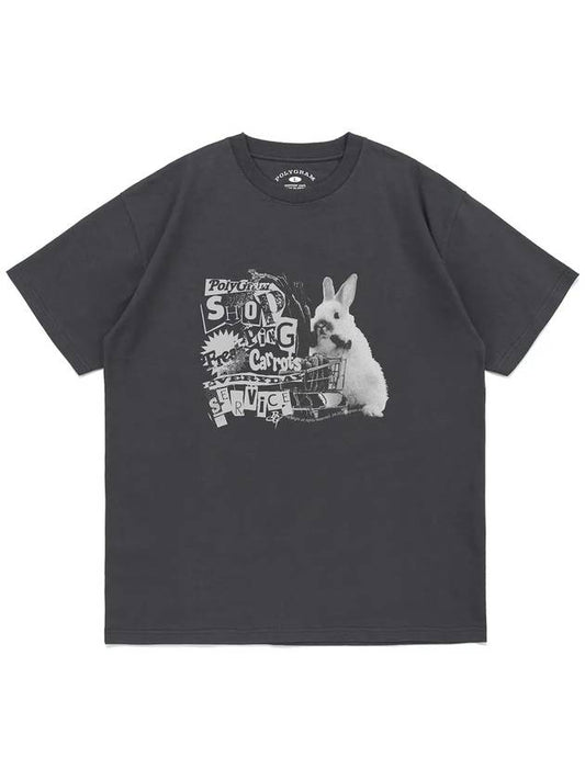 SHOPPING CARROT T SHIRTS CHARCOAL - POLYGRAM - BALAAN 2