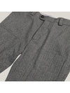 Men's Wool Straight Pants Grey - BRUNELLO CUCINELLI - BALAAN 4