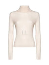 Sax High Neck Knit Turtleneck Ivory - MAX MARA - BALAAN 2