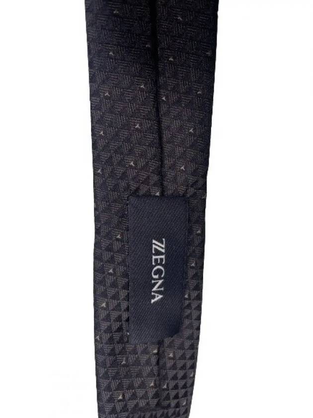 Zegna Z3Z00T1SVBR1 Men's Tie Black ZEGNA - ERMENEGILDO ZEGNA - BALAAN 4