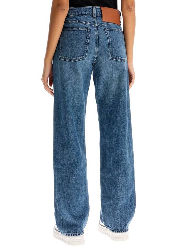 loose fit straight cut jeans - JIL SANDER - BALAAN 3