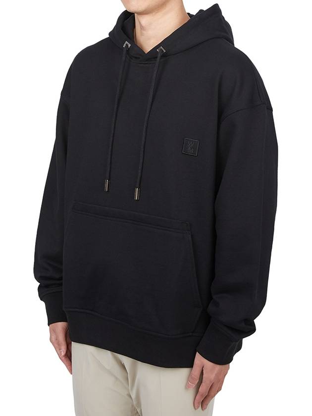 Swaying Flower Back Logo Hoodie Black - WOOYOUNGMI - BALAAN 4