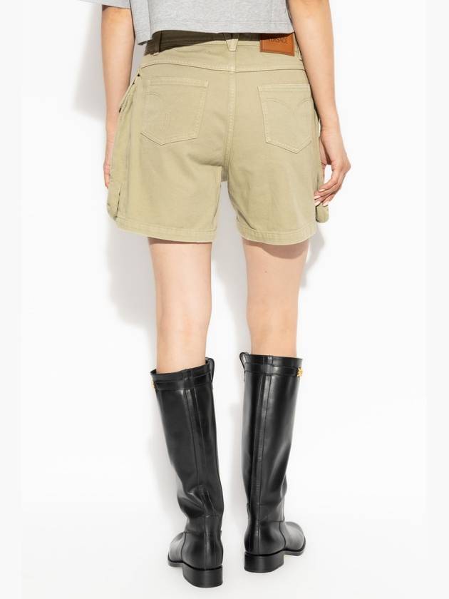 Versace Cargo-style Shorts, Women's, Beige - VERSACE - BALAAN 4