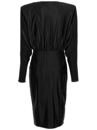 Alexandre Vauthier V-Neck Jersey Dress - ALEXANDRE VAUTHIER - BALAAN 2