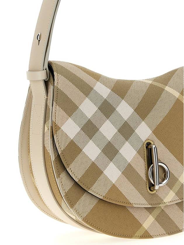 Rocking Horse Check Medium Cross Bag Beige - BURBERRY - BALAAN 4