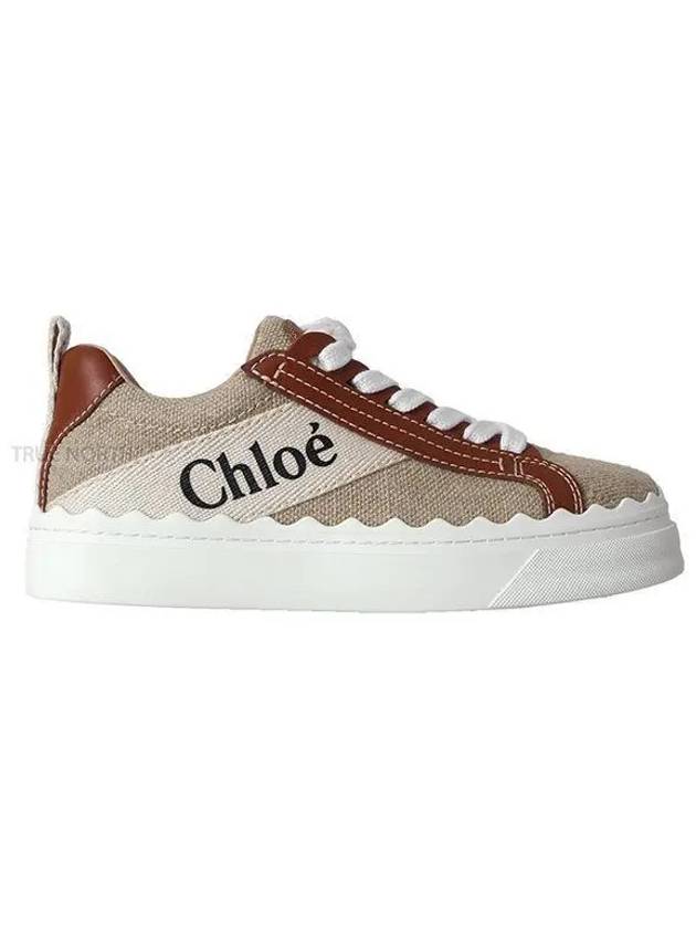 Lauren Leather Converse Low Top Sneakers Brown - CHLOE - BALAAN 2