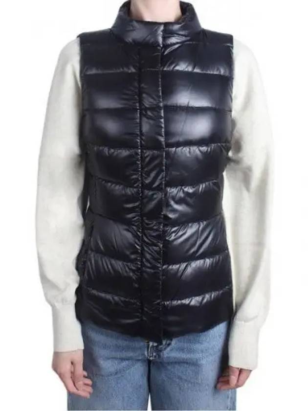 Women s Julia Down Padded Vest Black PI0661DIC 12017Z 9300 1120510 - HERNO - BALAAN 1