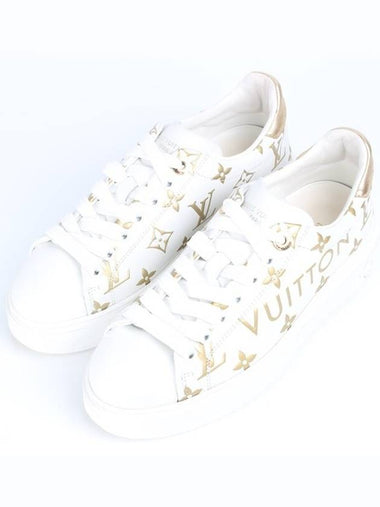 Time Out Gold Initial Sneakers 36 230 - LOUIS VUITTON - BALAAN 1