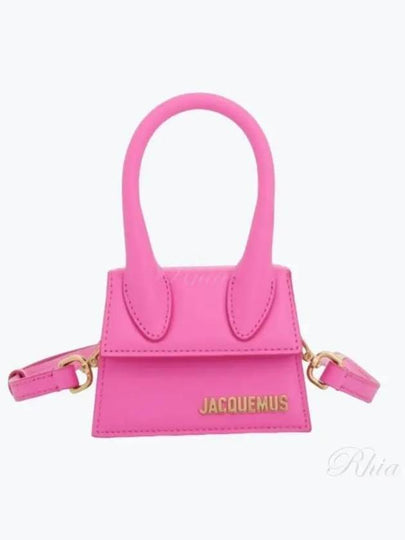 Le Chiquito Signature Mini Tote Bag Neon Pink - JACQUEMUS - BALAAN 2