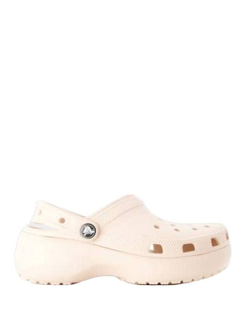 Classic Platform Clog Sandals Pink - CROCS - BALAAN 1