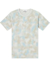 Camo Devore Cotton Short Sleeve T-Shirt Grey - STONE ISLAND - BALAAN 1