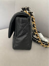 19 Lambskin Medium Hand Cross Bag Black - CHANEL - BALAAN 4