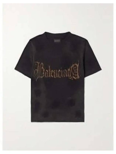 Heavy Metal Tight Small Fit Short Sleeve T-Shirt Black - BALENCIAGA - BALAAN 2