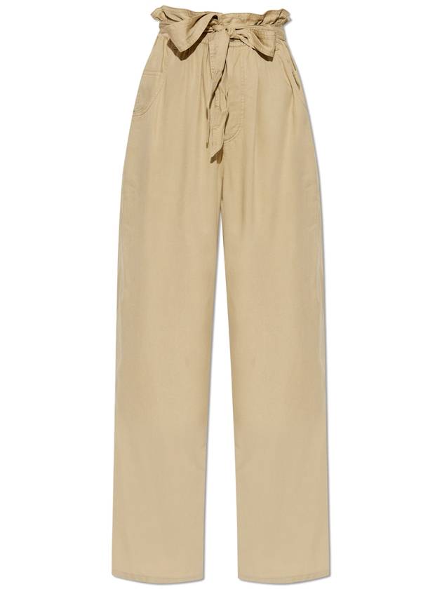 Marant Etoile Priana Pants By Marant Etoile, Women's, Beige - ISABEL MARANT - BALAAN 1