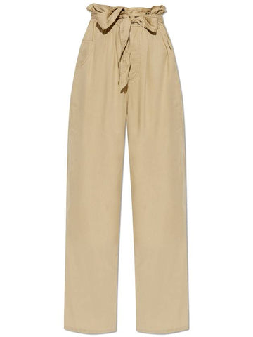 Marant Etoile Priana Pants By Marant Etoile, Women's, Beige - ISABEL MARANT - BALAAN 1