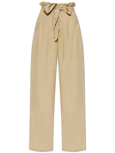 Marant Etoile Priana Pants By Marant Etoile, Women's, Beige - ISABEL MARANT - BALAAN 1