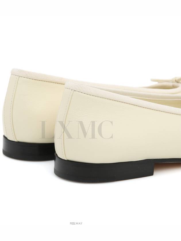 Classic ballerina ballet flat shoes white two tone G02819 Cambon - CHANEL - BALAAN 5